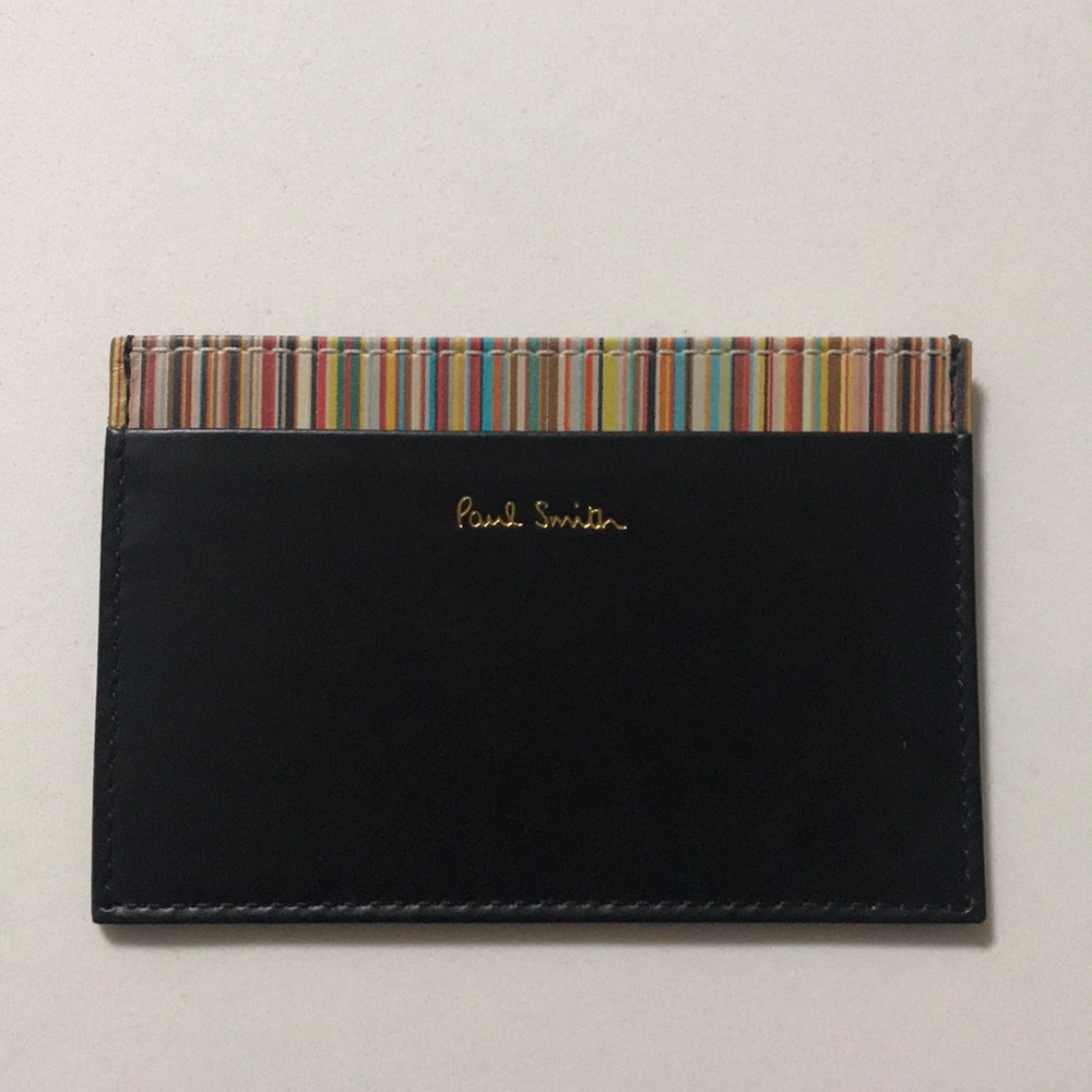 Paul Smith Multi-Stripped Card Case
